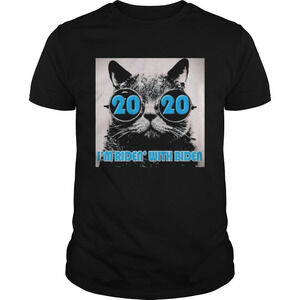 Cat 2020 Im Ridin With Joe Biden Shirt
